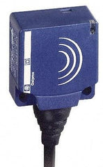 Telemecanique Sensors - NPN, PNP, Flat, Inductive Proximity Sensor - 2 Wires, IP68, 12 to 24 VDC, 26mm Wide - USA Tool & Supply