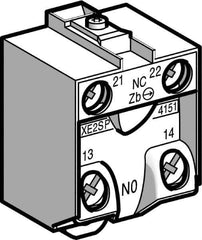 Telemecanique Sensors - NO/NC, Electrical Switch Contact Block - USA Tool & Supply