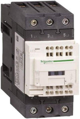 Schneider Electric - 3 Pole, 110 Coil VAC at 50/60 Hz, 65 Amp at 440 VAC, Nonreversible IEC Contactor - CCC, CSA, CSA C22.2 No. 14, EN/IEC 60947-4-1, EN/IEC 60947-5-1, GOST, RoHS Compliant, UL 508, UL Listed - USA Tool & Supply