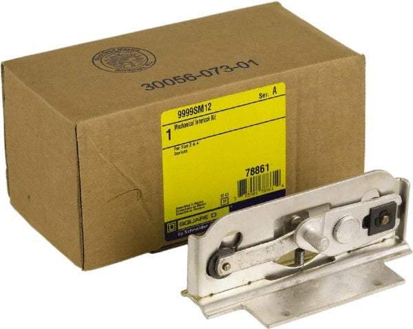 Square D - Contactor Mechanical Interlock - For Use with 2P/3P/4P/5P Contactor, Includes Mechanical Interlock - USA Tool & Supply