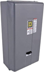 Square D - 120 Coil VAC at 60 Hz, 208 Coil VAC at 60 Hz, 90 Amp, NEMA Size 3, Nonreversible Enclosed Enclosure NEMA Motor Starter - 3 Phase hp: 25 at 200 VAC, 30 at 230 VAC, 50 at 460 VAC, 50 at 575 VAC, 1 Enclosure Rating - USA Tool & Supply