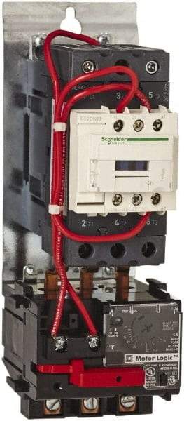 Schneider Electric - 120 Coil VAC, 45 Amp, NEMA Size 2, Nonreversible Open Enclosure NEMA Motor Starter - 3 Phase hp: 10 at 200 VAC, 15 at 230 VAC, 25 at 460 VAC, 25 at 575 VAC - USA Tool & Supply