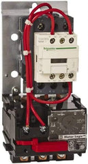 Schneider Electric - 120 Coil VAC, 9 Amp, Nonreversible Open Enclosure NEMA Motor Starter - 3 Phase hp: 1-1/2 at 200 VAC, 1-1/2 at 230 VAC, 2 at 460 VAC, 2 at 575 VAC - USA Tool & Supply