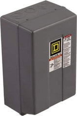 Square D - 1 NEMA Rated, 3 Pole, Electrically Held Lighting Contactor - 60 A (Tungsten), 110 VAC at 50 Hz, 120 VAC at 60 Hz - USA Tool & Supply