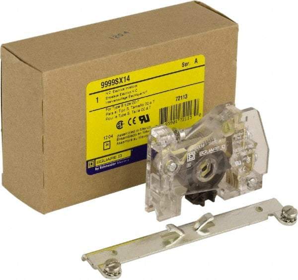 Square D - Contactor Auxiliary Contact Kit - For Use with SA-SJ Contactor, Includes Auxiliary Contact Kit - USA Tool & Supply