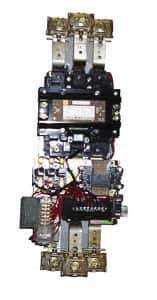 Square D - 110 Coil VAC at 50 Hz, 120 Coil VAC at 60 Hz, 540 Amp, NEMA Size 6, Nonreversible Open Enclosure NEMA Motor Starter - 3 Phase hp: 150 at 200 VAC, 200 at 230 VAC, 400 at 460 VAC, 400 at 575 VAC - USA Tool & Supply