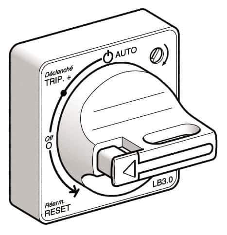 Schneider Electric - Starter Handle Kit - For Use with TeSys U, TySys GV3 - USA Tool & Supply