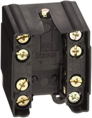 Telemecanique Sensors - 2NO/2NC, 10 Amp, Electrical Switch Contact Block - 600 VAC, For Use with ZCKJ2 - USA Tool & Supply