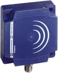 Telemecanique Sensors - PNP, NC, Flat, Inductive Proximity Sensor - 3 Wires, IP67, 12 to 24 VDC, 80mm Wide - USA Tool & Supply