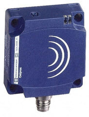 Telemecanique Sensors - PNP, NC, 15 to 25mm Detection, Flat, Inductive Proximity Sensor - 3 Wires, IP67, 12 to 24 VDC, 40mm Wide - USA Tool & Supply