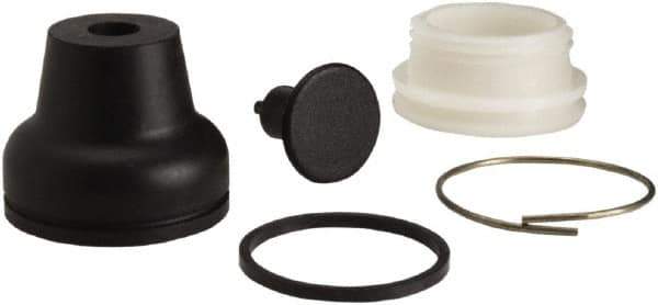 Schneider Electric - Pushbutton Switch Only - Black Pushbutton - USA Tool & Supply