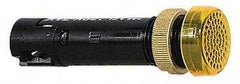 Schneider Electric - 12 V Yellow Lens LED Pilot Light - Threaded Connector, 16mm Wide - USA Tool & Supply