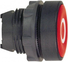 Schneider Electric - 22mm Mount Hole, Flush, Pushbutton Switch Only - Round, Red Pushbutton, Nonilluminated, Momentary (MO) - USA Tool & Supply