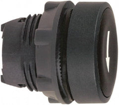 Schneider Electric - 22mm Mount Hole, Flush, Pushbutton Switch Only - Round, Black Pushbutton, Nonilluminated, Momentary (MO) - USA Tool & Supply
