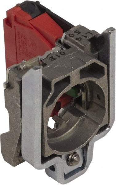 Schneider Electric - Electrical Switch Contact Block - 0.87 Inch Hole, 22mm Hole - USA Tool & Supply