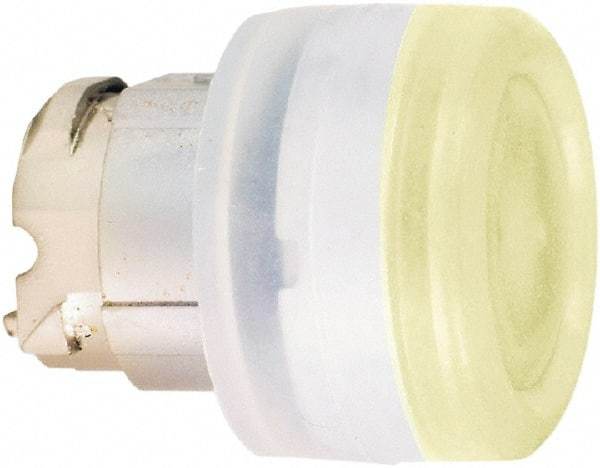 Schneider Electric - 22mm Mount Hole, Flush, Pushbutton Switch Only - Round, Blue Pushbutton, Nonilluminated, Momentary (MO) - USA Tool & Supply