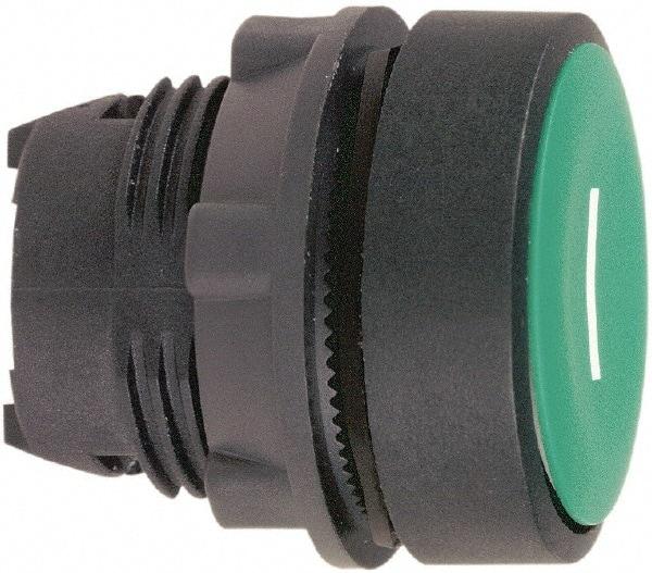 Schneider Electric - 22mm Mount Hole, Flush, Pushbutton Switch Only - Round, White Pushbutton, Nonilluminated, Momentary (MO) - USA Tool & Supply