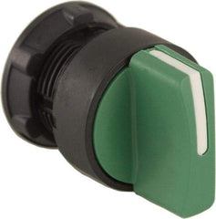 Schneider Electric - 22mm Mount Hole, 3 Position, Handle Operated, Selector Switch Only - Green, Maintained (MA), Nonilluminated, Shock, Vibration and Water Resistant - USA Tool & Supply