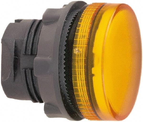 Schneider Electric - Round Pilot and Indicator Light Lens - Orange - USA Tool & Supply