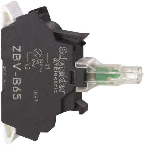 Schneider Electric - Blue Lens LED Indicating Light - USA Tool & Supply