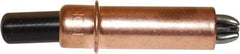 Zephyr Tool Group - 1/4 Drill 1/4" Pin Diam, Copper Cleco Fastener - Standard Length, 0 to 1/2" Grip - USA Tool & Supply