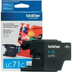 Brother - Cyan Ink Cartridge - Use with Brother MFC-J280W, J425W, J430W, J435W, J625DW, J825DW, J835DW - USA Tool & Supply