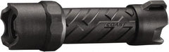 Coast Cutlery - White LED Bulb, 250 Lumens, Industrial/Tactical Flashlight - Black Stainless Steel Body, 3 AAA Batteries Included - USA Tool & Supply