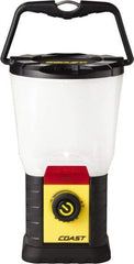 Coast Cutlery - White, Red LED Bulb, 375 Lumens, Industrial/Tactical Flashlight - Black Plastic Body, 0 D Batteries Not Included - USA Tool & Supply