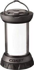 Coast Cutlery - White, Red LED Bulb, 168 Lumens, Spotlight/Lantern Flashlight - Silver Plastic Body, 0 AA Batteries Not Included - USA Tool & Supply