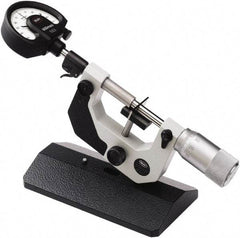 Mahr - 0 to 50mm Range, 0.001mm Graduation, Mechanical Indicating Micrometer - Accurate to 0.001mm, Carbide Measuring Face - USA Tool & Supply