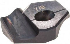 Hertel - Series HMD, 7/8" Diam Grade HC125MD 140° Replaceable Drill Tip - Carbide, TiAlN Finish - USA Tool & Supply