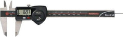 Mahr - 0 to 300mm Range, 0.01mm Resolution, IP67 Electronic Caliper - Stainless Steel with 64mm Jaws, SPC Output - USA Tool & Supply