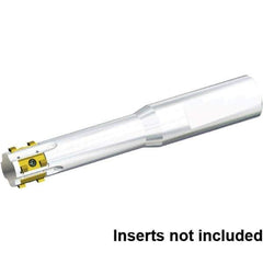 Kennametal - Straight Shank Connection, 18.87mm Cutting Width, 24.56mm Max Depth of Cut, Indexable Slotting Cutter - KGEM Toolholder, KGIP0125N0189GD Insert - USA Tool & Supply