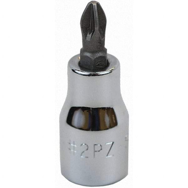 SK - Screwdriver & Drag Link Sockets - 3/8"DR #2 NOS POZIDRIVE BIT SOCKET - USA Tool & Supply