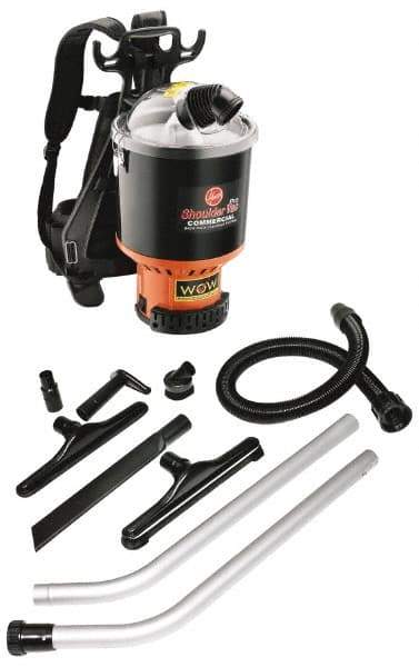 Hoover - Backpack Vacuum Cleaner - 1.3 hp, 8.5 Amps, 9.2 Lb, Accessories Included - USA Tool & Supply