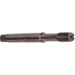 Emuge - M8x1.25 Metric 6HX Modified Bottoming Thread Forming Tap - Solid Carbide, Uncoated, 90mm OAL, 20mm Thread Length, Right Hand Thread, Series Druck - USA Tool & Supply