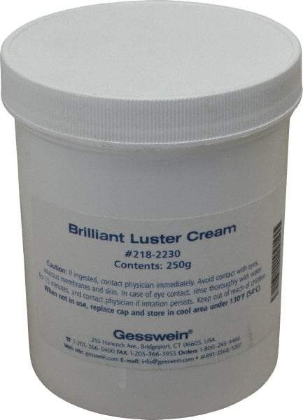 Made in USA - 250 g Polishing Compound - Use on Aluminum, Brass, Bronze, Chrome & Steel - USA Tool & Supply