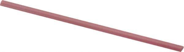 Value Collection - Half Round, Synthetic Ruby, Midget Finishing Stick - 100mm Long x 4mm Wide x 2mm Thick, Fine Grade - USA Tool & Supply