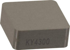 Kennametal - SNG453 T0420 Grade KY4300 Ceramic Turning Insert - Al2O3/SiCw Finish, 90° Square, 1/2" Inscr Circle, 5/16" Thick, 3/64" Corner Radius - USA Tool & Supply