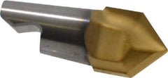 Seco - MM08 M03 Grade T60M Carbide Center Drill Milling Tip Insert - TiAlN/TiN Finish, 2 Flutes, 0.315" Cutting Diam, 0.157" Depth of Cut, 3/8" Extension, 0.175" Cnr Rad - USA Tool & Supply