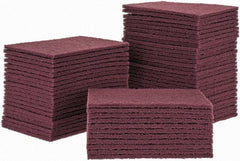 Merit Abrasives - Very Fine Grade, Aluminum Oxide Hand Pad - 6" Wide x 9" Long, Nonwoven - USA Tool & Supply
