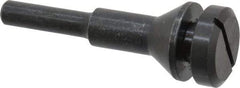 Value Collection - 3/8" Hole, Screw Lock Wheel Mandrel - 2" OAL, 1/2" Max Wheel Width, 1/4" Shank Diam - USA Tool & Supply