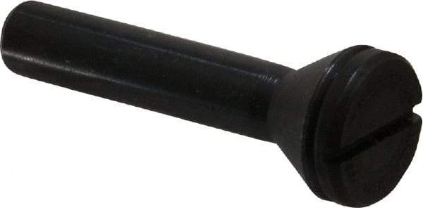 Value Collection - 1/4" Hole, Screw Lock Wheel Mandrel - 2" OAL, 1/4" Max Wheel Width, 3/8" Shank Diam - USA Tool & Supply