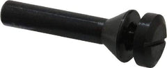 Value Collection - 1/4" Hole, Screw Lock Wheel Mandrel - 2" OAL, 1/2" Max Wheel Width, 3/8" Shank Diam - USA Tool & Supply