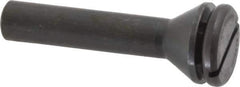 Value Collection - 3/8" Hole, Screw Lock Wheel Mandrel - 2" OAL, 1/4" Max Wheel Width, 3/8" Shank Diam - USA Tool & Supply