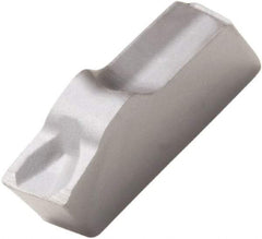 Seco - 150.1016 16 HX Grade, 0.098" Cutting Width, Carbide Cutoff Insert - 6° Right Hand Lead Angle, 0.007" Cnr Rad, Single End - USA Tool & Supply