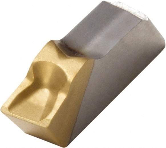 Seco - 150.1016 16 T25M Grade, 0.098" Cutting Width, Carbide Cutoff Insert - 6° Right Hand Lead Angle, 0.007" Cnr Rad, TiCN Coated, Single End - USA Tool & Supply