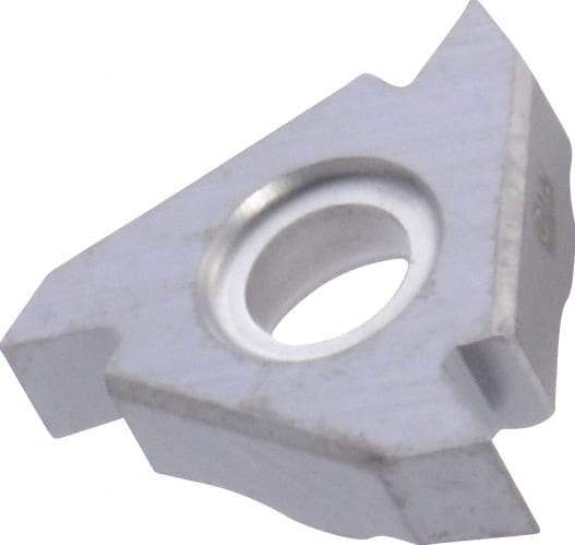 Seco - 16ER External Right Hand 48-8 Partial Profile 60° Laydown Threading Insert - Grade H15, Uncoated Coated Carbide, 9.53mm Inscribed Circle - USA Tool & Supply