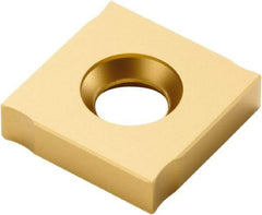 Seco - 335.191207 MD09 Grade F40M Carbide Milling Insert - TiAlN/TiN Finish, 0.276" Thick, 1/2" Inscribed Circle - USA Tool & Supply