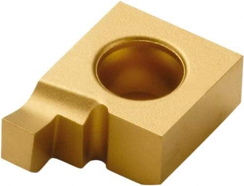 Seco - 91159NR FG Grade CP30, 1.15mm Cutting Width Carbide Grooving Insert - 1.15mm Max Depth of Cut, Right Hand - USA Tool & Supply